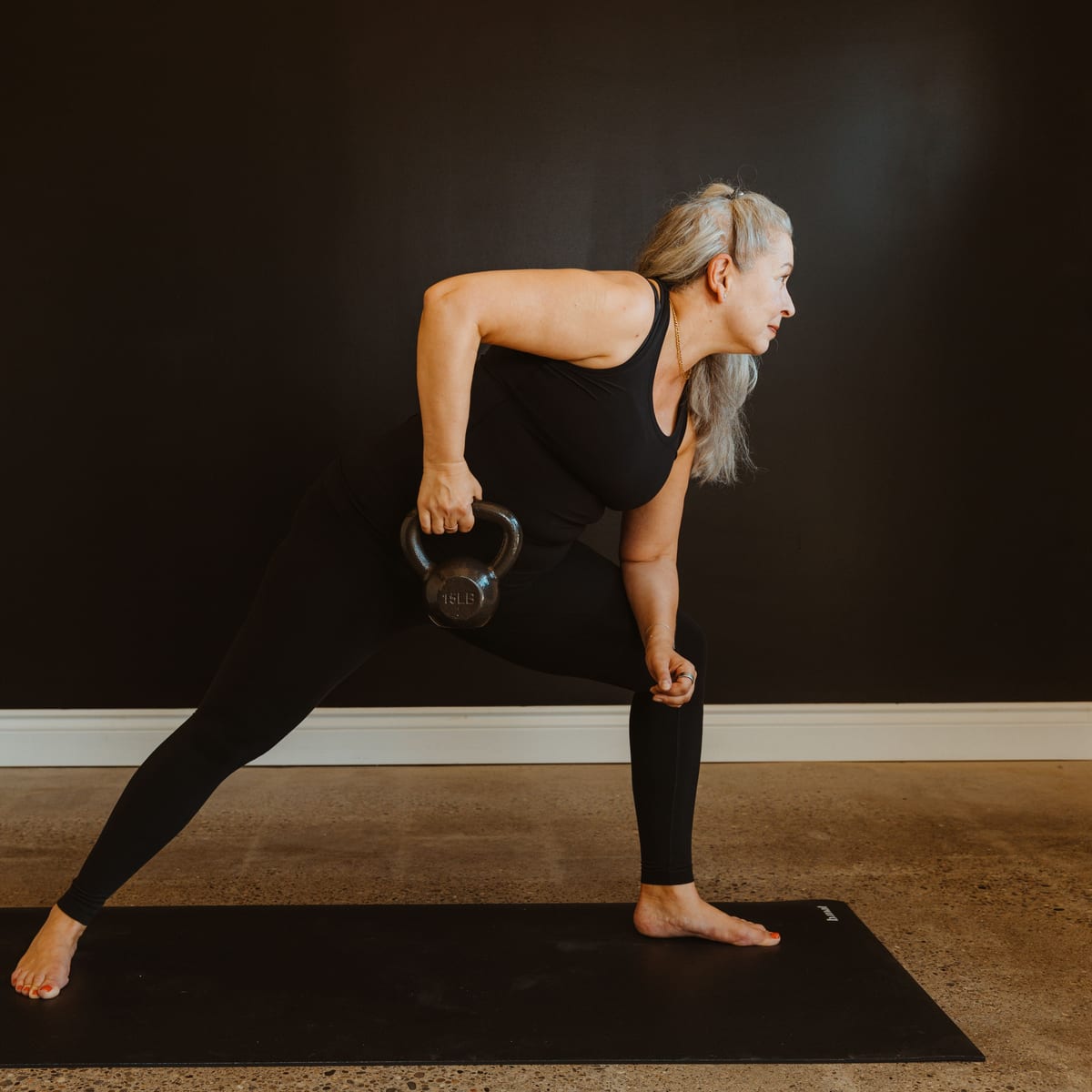 The Kettlebell Class — practicing at The Lineage